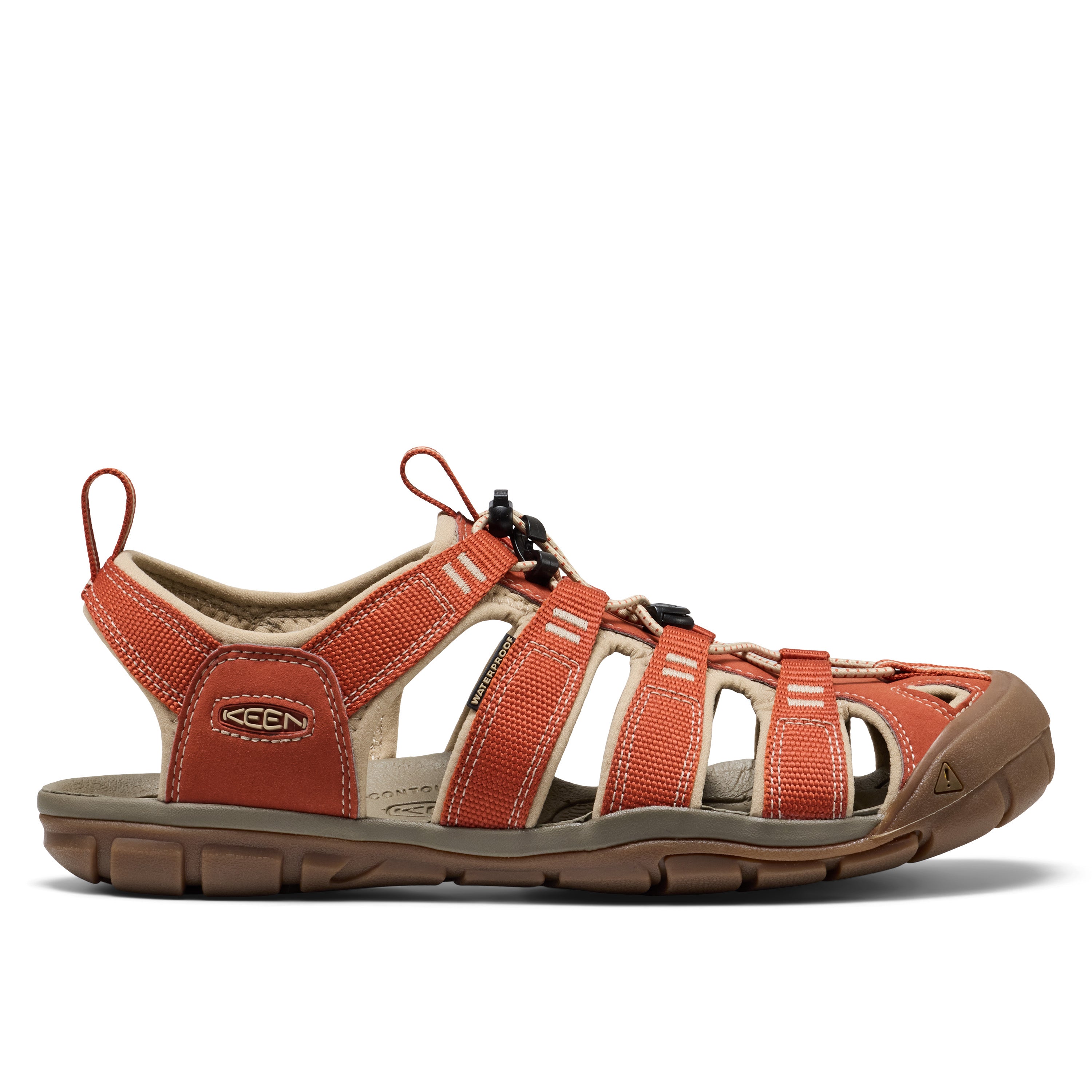 Men's Clearwater CNX | Burnt Brick/Safari | KEEN Footwear Europe