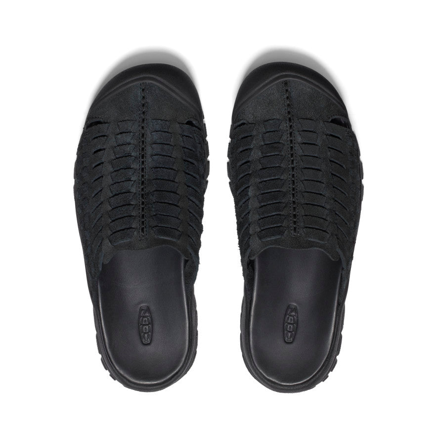 Women's San Juan II Black/Black Leather Sandal | KEEN | KEEN