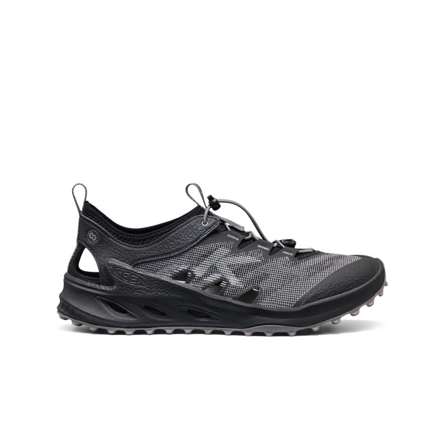 靴 KEEN Men's ZIONIC ADV TRIPLE BLACK 27cm Men's Zionic ADV Open-Air Hiking Shoe | Triple Black | KEEN