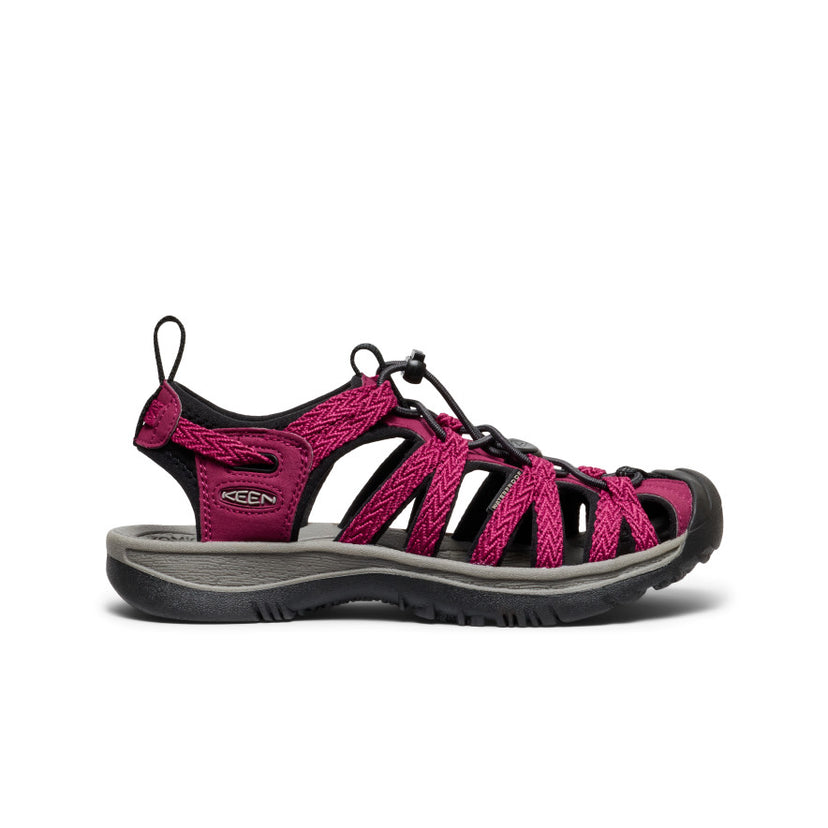 Whisper Sandalen für Damen  |  Beaujolais/Black