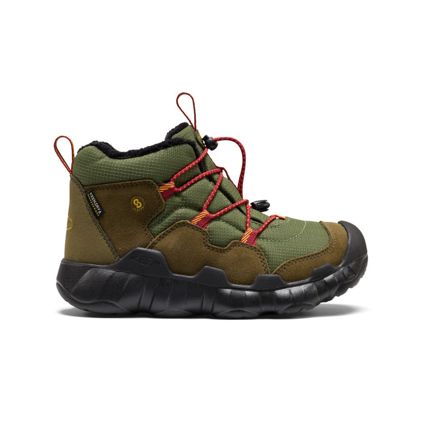 Big Kids' Hypowser Waterproof Chukka  |  Forest Night/Garnet