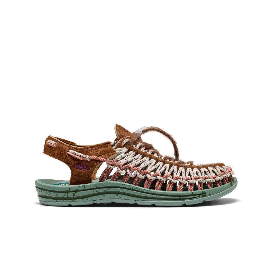 All Gender UNEEK Leather Sneaker | Terrain Roasted Pecan | KEEN