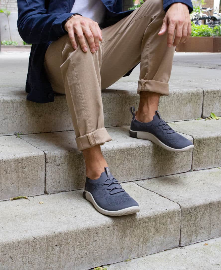 Men's KNX Knit Sneaker | Black/Magnet | KEEN Footwear Europe