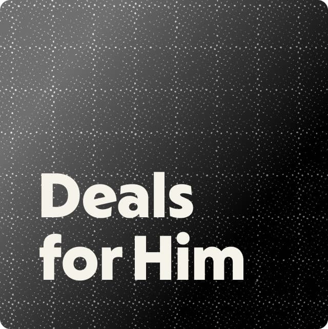 Grafik mit Text ‚Deals for Him‘ für KEEN Men’s-Angebote.