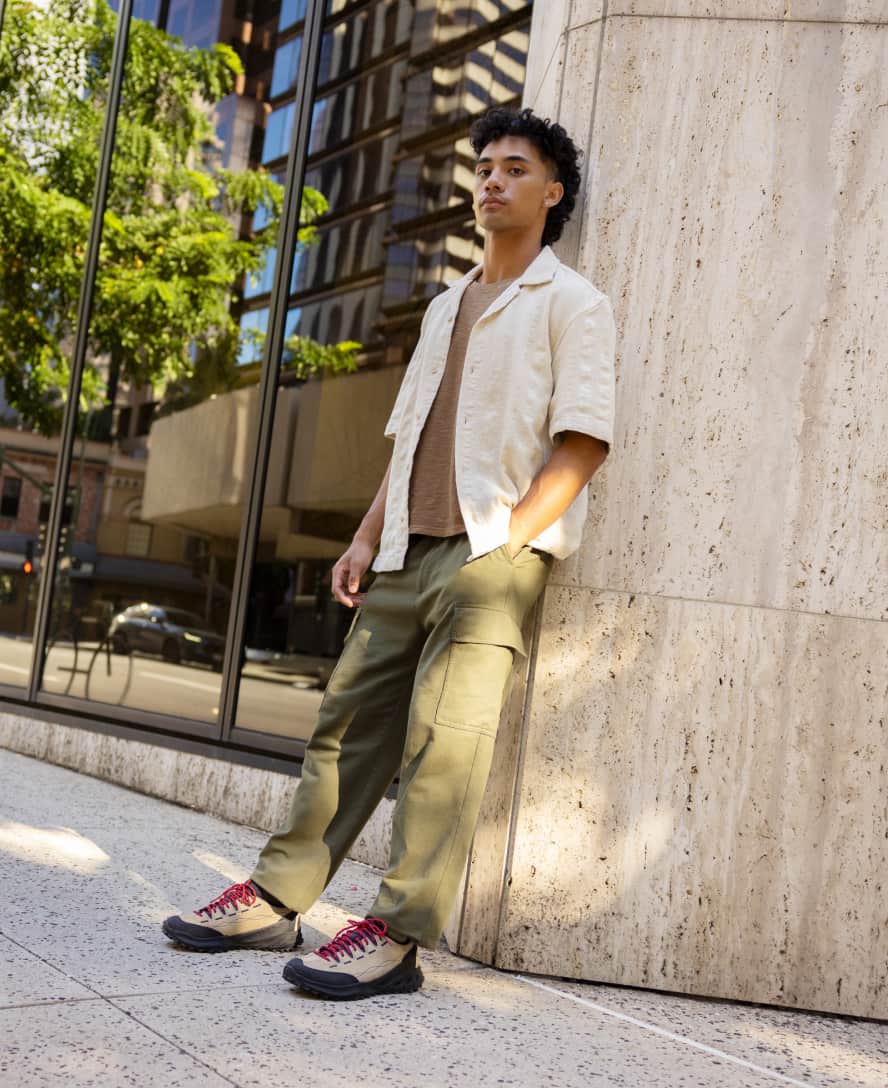 Men's Jasper Zionic Sneaker Dark Olive/Birch KEEN Footwear Europe