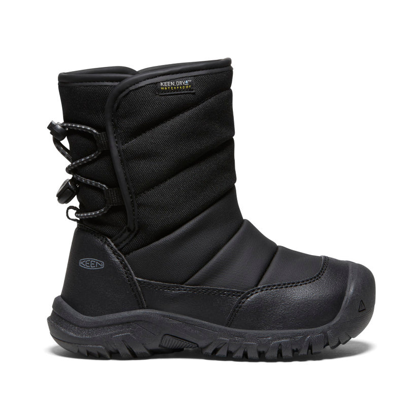 Puffrider Wasserdichte Winterstiefel für kleine Kids  |  Black/Steel Grey