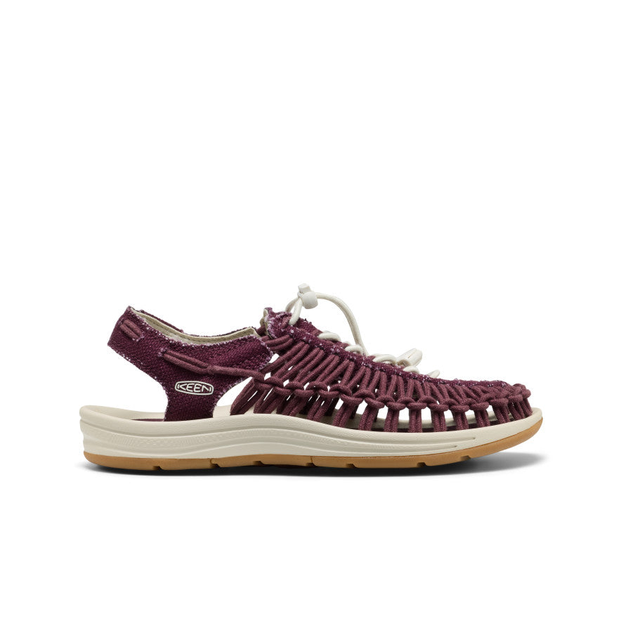 ＊【未使用】KEEN WOMEN UNEEK CANVA 22.5 Women's UNEEK Canvas | Fig/Birch | KEEN Footwear Europe