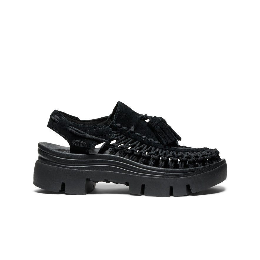 靴 [ KEEN ] UNEEK PLT TASSELL All Gender UNEEK PLT Tassel Sneaker | Black/Black | KEEN