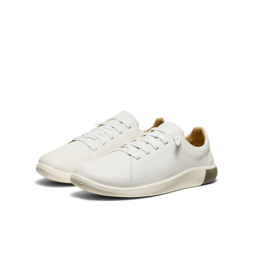Men's White Leather Sneakers KNX Lace KEEN Footwear Europe