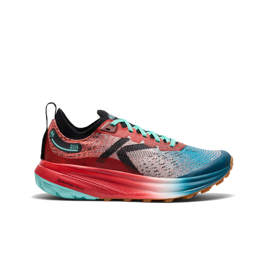 Seek Trailrunning-Schuhe für Damen Grenadine/Ocean Depths KEEN