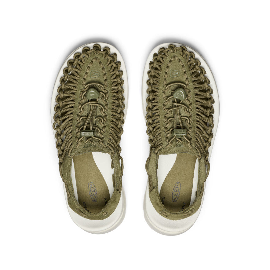 All Gender UNEEK PLT Sneaker | Martini Olive/Star White | KEEN