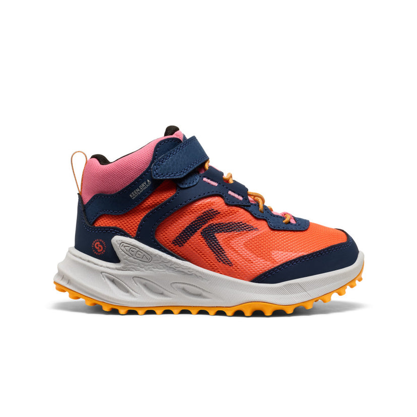 Zionic Wasserdichte Wanderstiefel für kleine Kids  |  Naval Academy/Nasturtium
