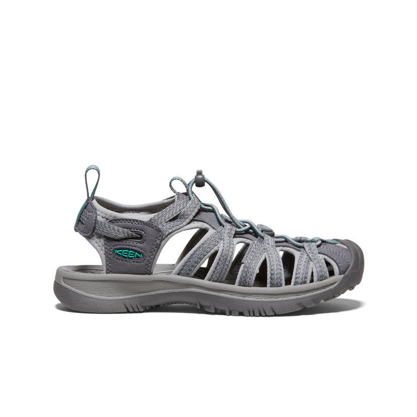 Whisper Sandalen für Damen  |  Medium Grey/Peacock Green