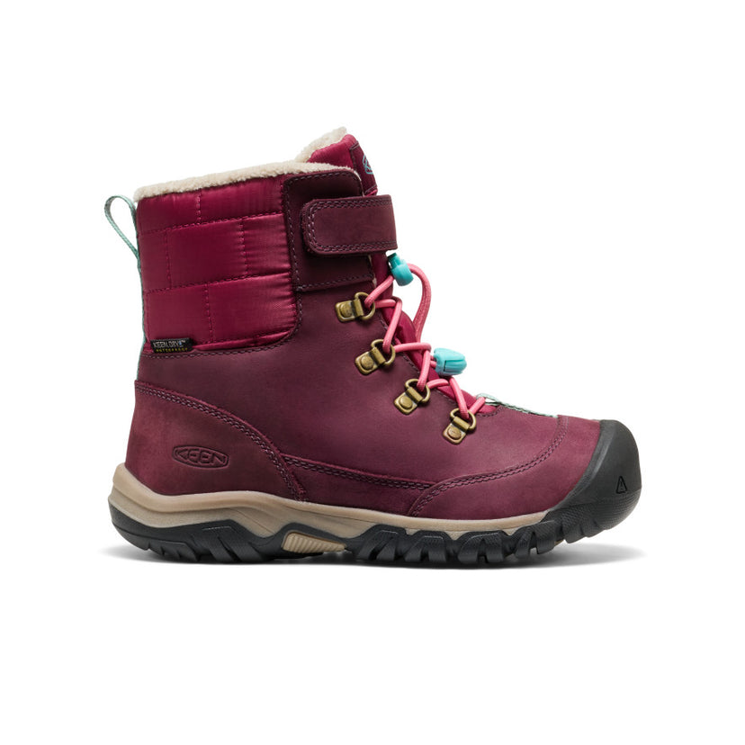 Kanibou Wasserdichte Winterstiefel für große Kids  |  Fig/Pink Lemonade