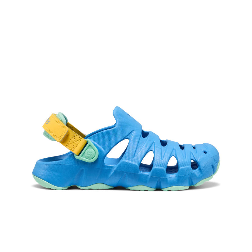 Big Kids' HyperFLT Clog  |  Azure Blue/Daffodil