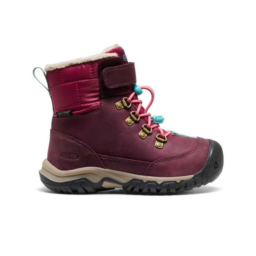 Kanibou Wasserdichte Winterstiefel für kleine Kids  |  Fig/Pink Lemonade