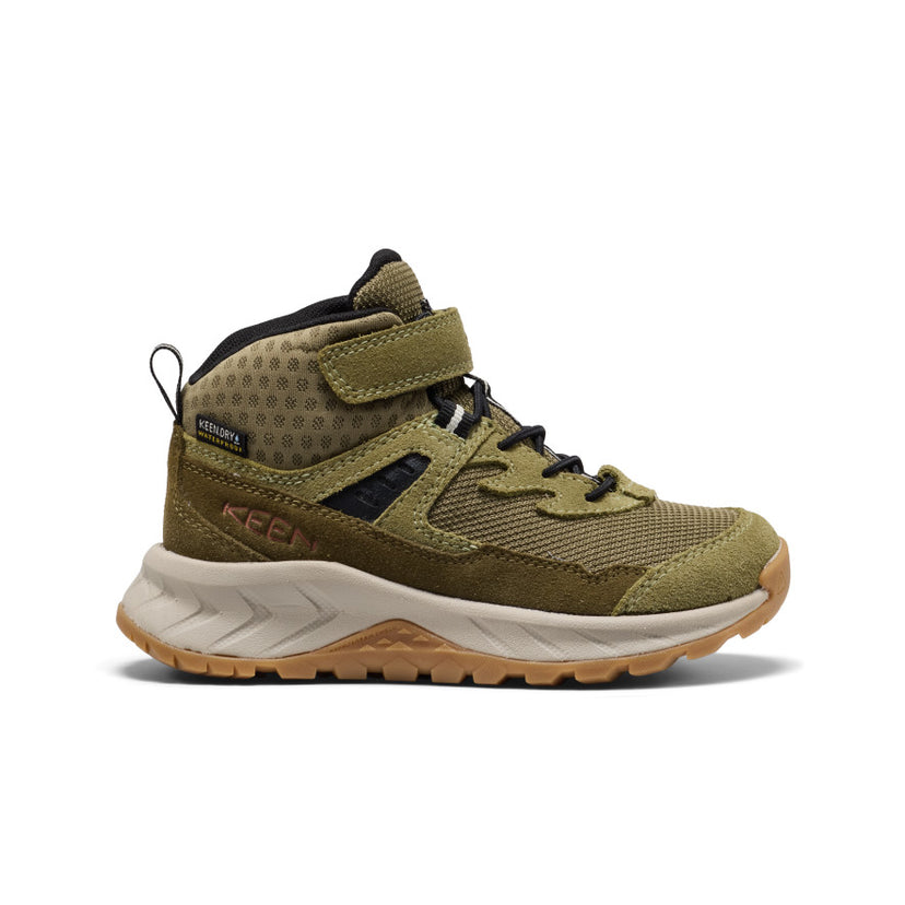 Hightrail Wasserdichte Wanderstiefel für kleine Kids  |  Dark Olive/Martini Olive
