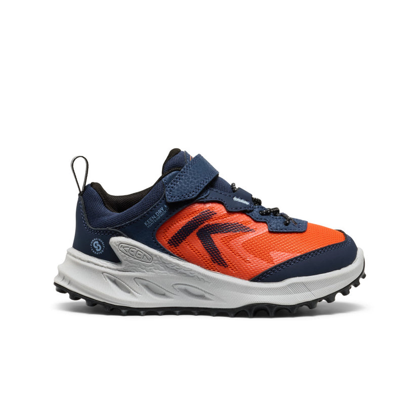 Zionic Wasserdichte Wanderschuhe für kleine Kids  |  Naval Academy/Scarlet Ibis