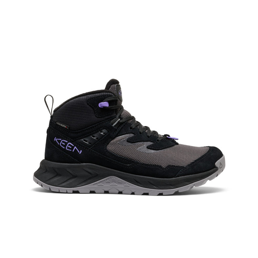 Women's Hightrail Polar Waterproof Hiking Boot  |  Black/Aster Purple
