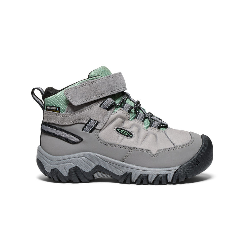 Targhee IV Wasserdichte Wanderstiefel für kleine Kids  |  Alloy/Granite Green