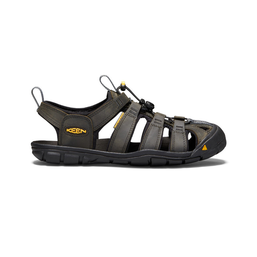 Men's Clearwater Leather Cnx Sandals  |  Magnet/Black