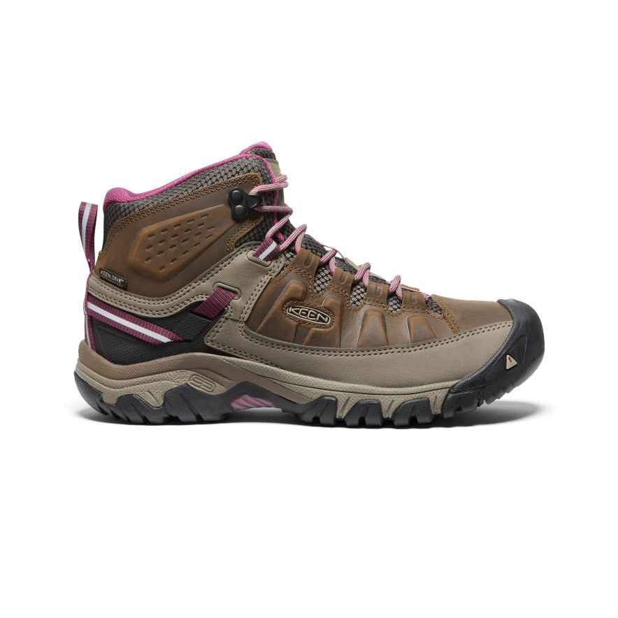 Targhee III Waterproof Wanderstiefel für Damen Weiss/Boysenberry